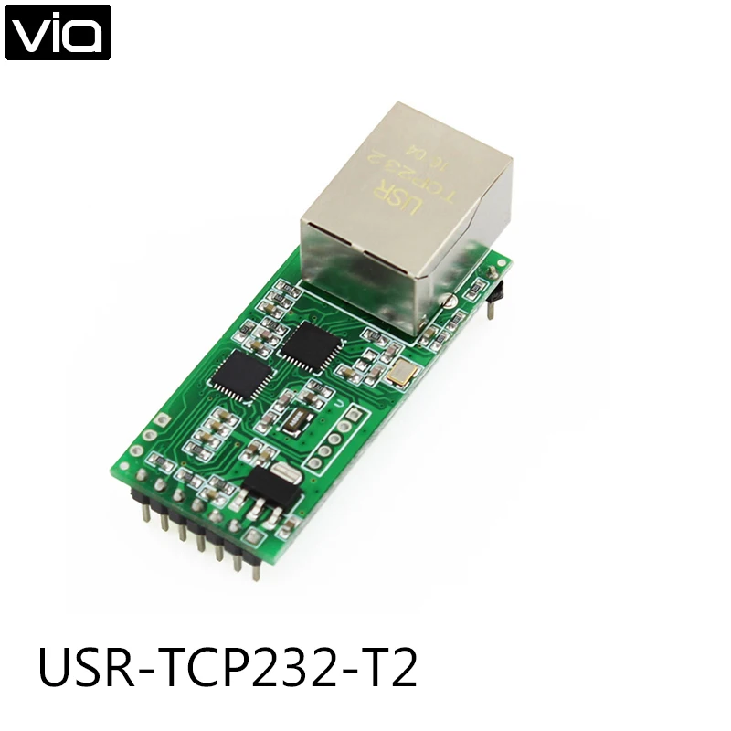 

USR-TCP232-T2 Direct Factory Ethernet Module Network To Serial Port RJ45 To TTL Network Port USR-TCP232-T2