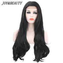 JOY& BEAUTY синтетический парик на кружеве 22-28 дюймов длинные волнистые синтетические волосы парики термостойкие для женщин