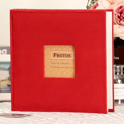 

New DIY Writable Photo Album Storage Book Photos Insert Fabric Decoration Gift for Memory Baby Child Wedding Birthday
