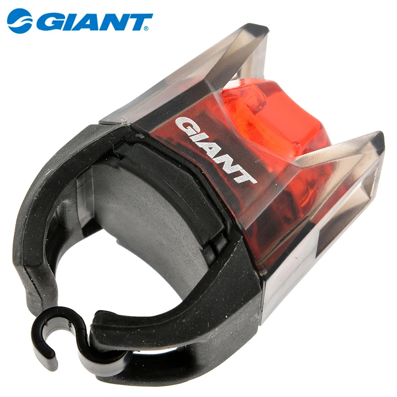 GIANT Bike Flash Tail Light With 2 Bright LEDs Water Resistant Bicycle Laser Back Rear Warning Red Led Light Steady/Flashing