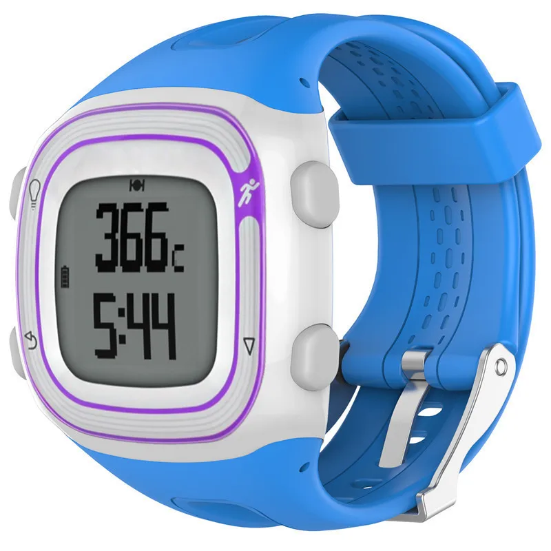  8 Colors Silicone Bracelet Smart Watch Strap For Garmin Forerunner 10 15 GPS Running Sports Watch R - 33001625804