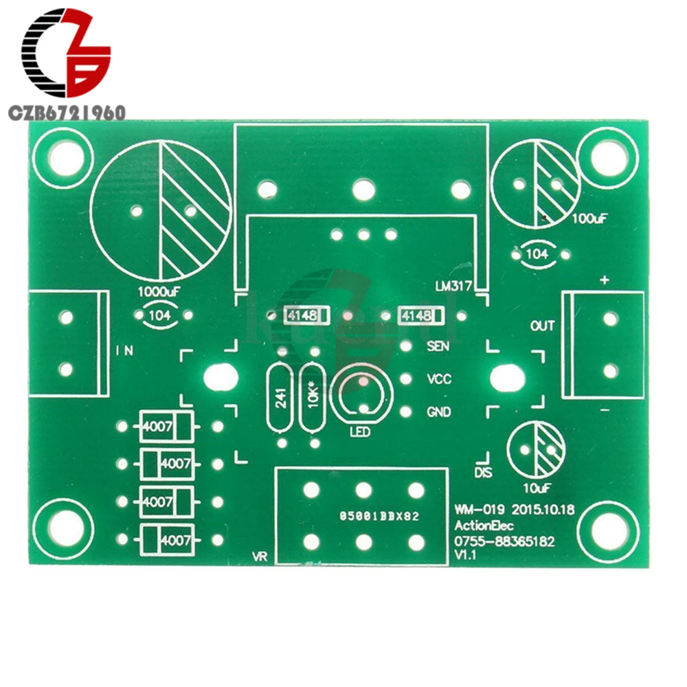 Новый модуль платы регулятора напряжения LM317 с цифровым дисплеем|voltage regulator