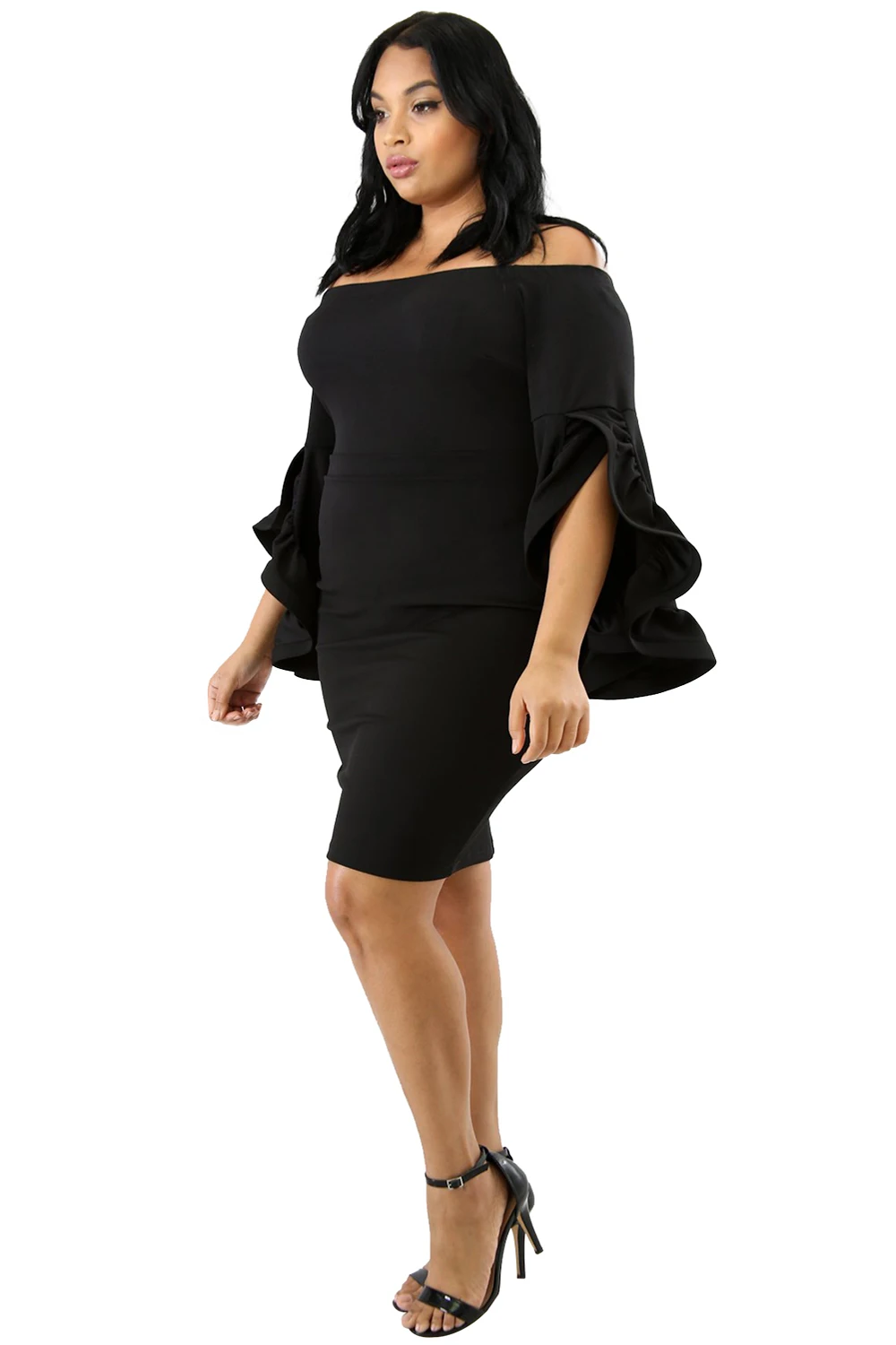Black-Plus-Size-Cha-Cha-Body-Con-Dress-LC220498-2-3