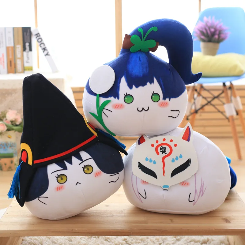 35cm Japanese Anime Onmyoji Bodhidharma Onmyouji Plush Dolls Stuffed