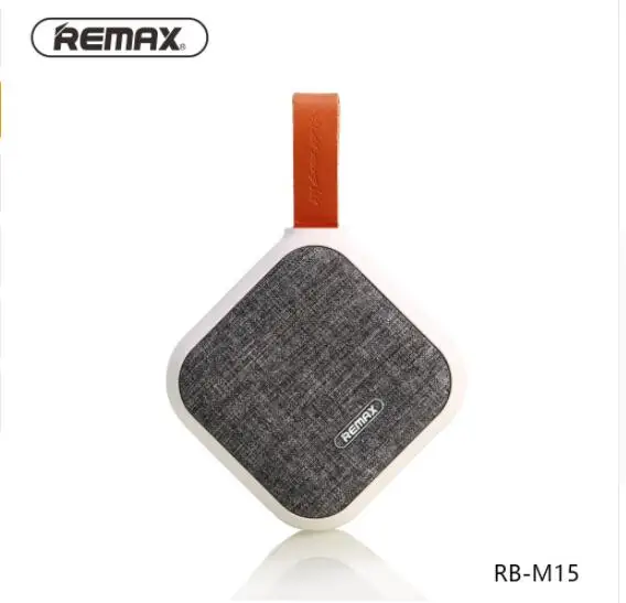 REMAX M15 портативный тканевый bluetooth-динамик HD/HiFi/NFC/TF беспроводной водонепроницаемый мини 5 Вт бас громкий динамик 3D объемный - Цвет: White