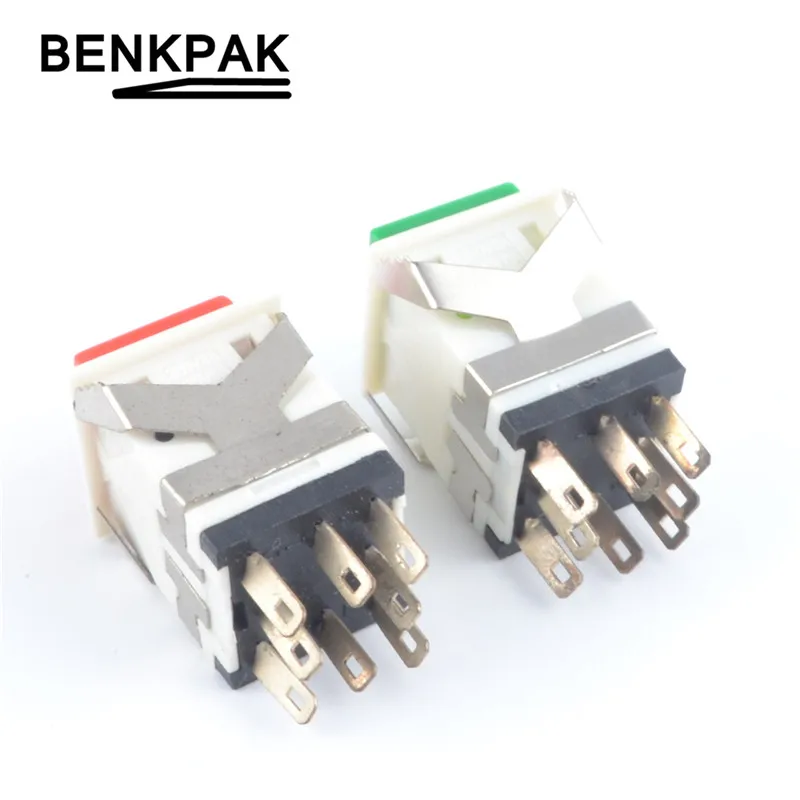 Самоблокирующийся и мгновенный кнопочный переключатель с лампой DC3V|lamp switch|switch