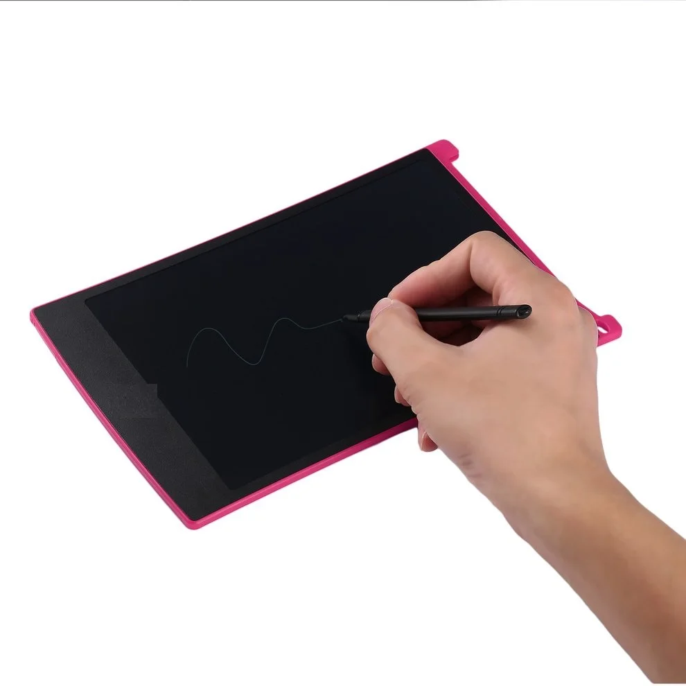

2pcs RoseRed 8.5" LCD Tablet Writting Drawing Pad Memo Message Board Notepad Stylus for eWriter