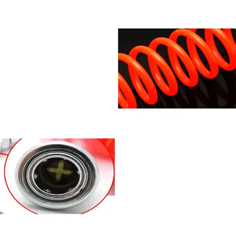 6m 5*8mm Flexible PU Recoil Hose Air Compressor Spring Tube Pipe Tool Orange CA | Инструменты