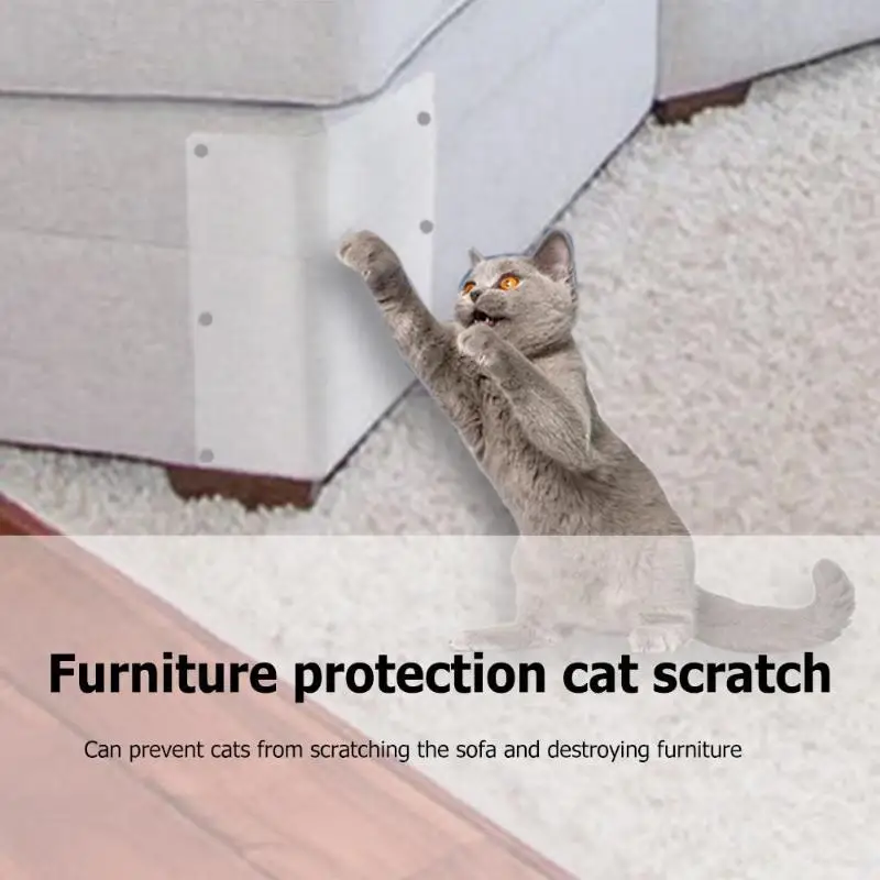 

2Pcs/set Pet Scratch Guard Mat Cat Scratching Post Furniture Sofa Claw Protector Pad Sofa Claw Protector Pads For Home Furniture