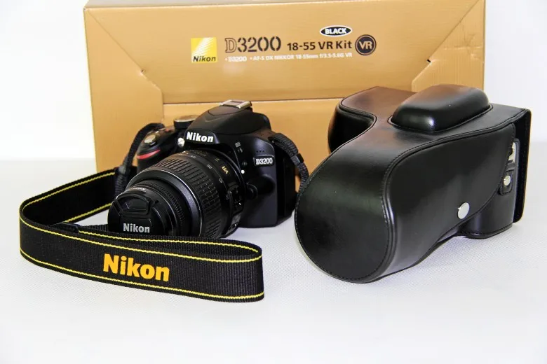 Buy Free Shipping High Quality Camera Case PU Leather