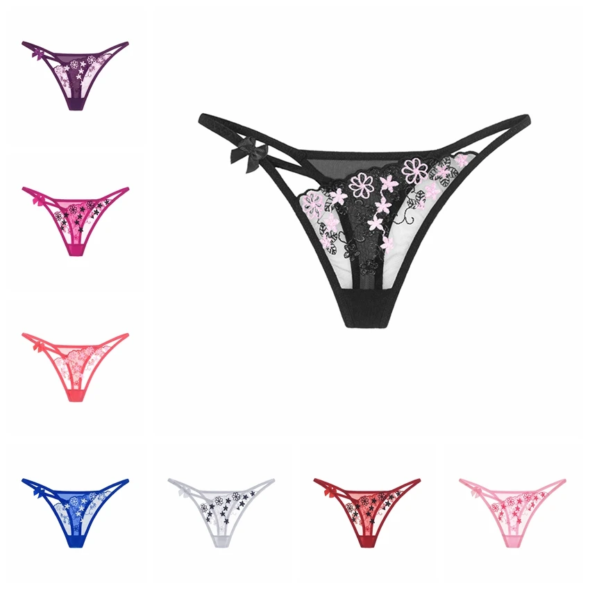 Женские сексуальные трусики стринги G String нижнее белье из сетчатой ткани новая