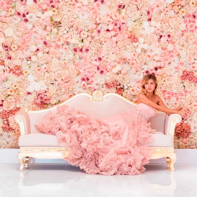 

60x40cm Artificial Wedding Background Flower Wall Home Shopping Mall Wall Window Display Wedding Photography Decoration