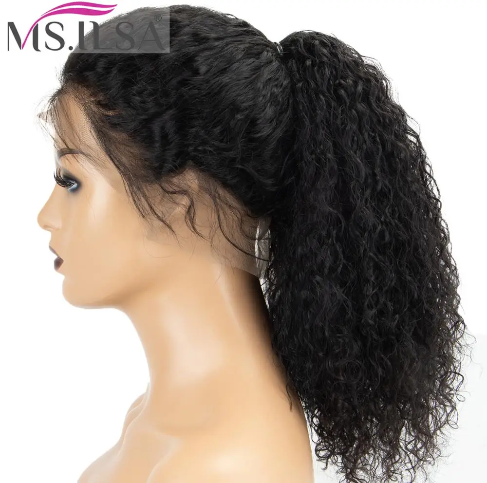 Бразильские 13x4 человеческие волосы на кружеве парики для черных женщин кудрявые человеческие волосы парики предварительно сорванные парики с волосами младенца Remy