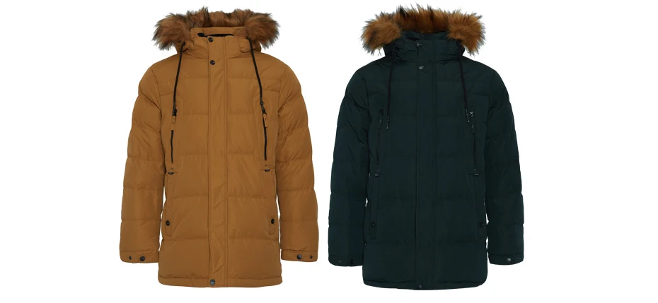 ICEbear новая мужская одежда модная мужская куртка с капюшоном Мужское пальто Толстая Теплая мужская одежда высококачественные мужские зимние парки MWD19903d