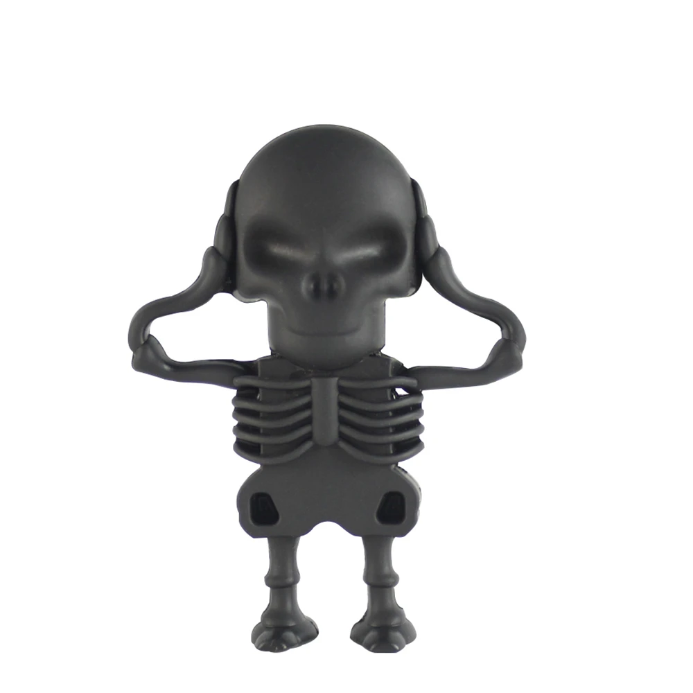 Купить Милый мультфильм скелет накопитель USB Flash Drive 64 GB 8 GB 16 GB 32 GB 4 Гб памяти Pendrive usb накопитель Подарочная флеш карта для мальчика Ho