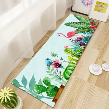 

Flamingo 3D Printing Hallway Carpets,Kitchen Bathroom Antiskid Mats, Bedroom Living Room Tea Table Rugs
