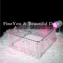 5 шт./партия свадебный стол Центральный/Свадебный акриловый Хрустальная подставка для торта/1" Диаметр 8" высокий/40 см x 20 см