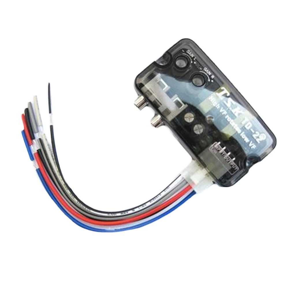 12 V estéreo de alta a baja con interruptor de alta frecuencia Función de retardo amplificador estéreo de coche Subwoofer convertidor de baja frecuencia 12 V estéreo de alta a baja con interruptor de alta frecuencia Función de retardo amplificador estéreo de coche Subwoofer convertidor de baja frecuencia