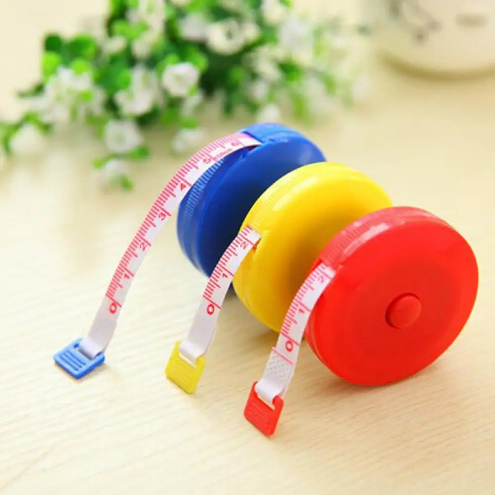 

1PC Retractable Ruler Tape Measure Sewing Cloth Dieting Tailor 1.5 Meter Key Chain
