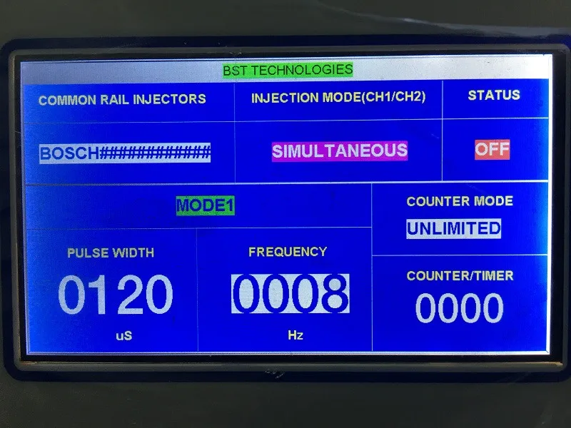 Новые исследования 2 канала тестирования вместе BST203-D пьезо и электромагнитного common rail Тестер