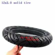 12 inch Non-inflatable tubeless solid wheel tyre 12x2.0 12x2.125 for Many gas scooter E-bike Hoverboard Self Balancing Parts