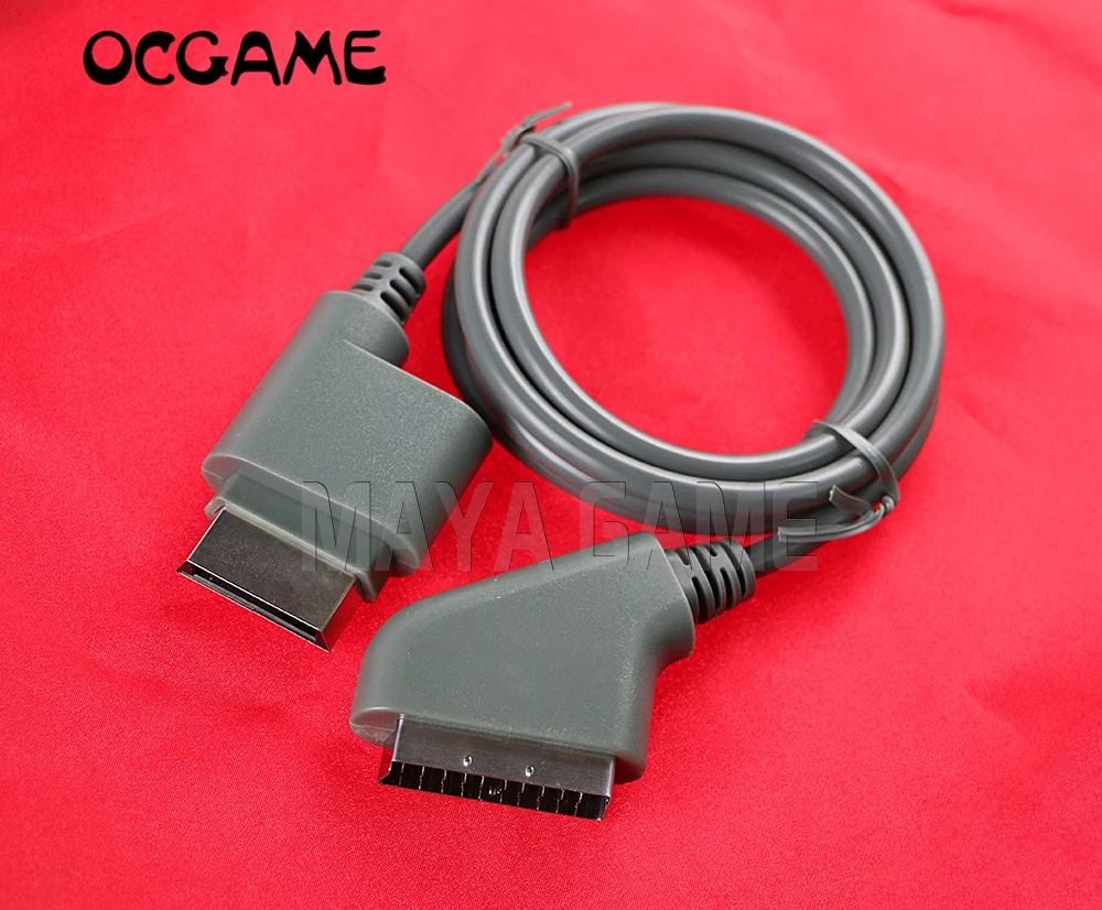  OCGAME di Alta Qualità 1.8 M 6ft Scart RGB HD TV Audio Video cavo AV per Xbox 360 XBOX360 cavo RGB