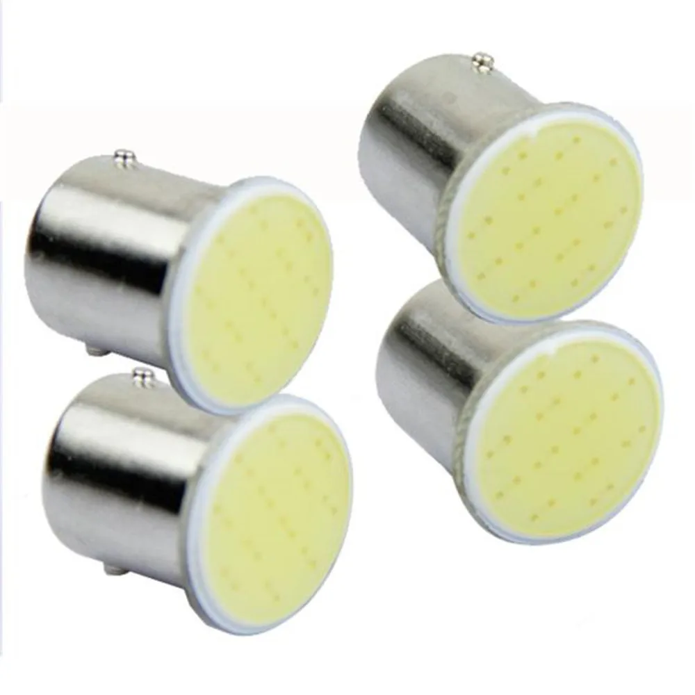 4x cob p21w led 12SMD 1156 ba15s 12v Лампочка RV прицеп парковочная универсальная 6000k