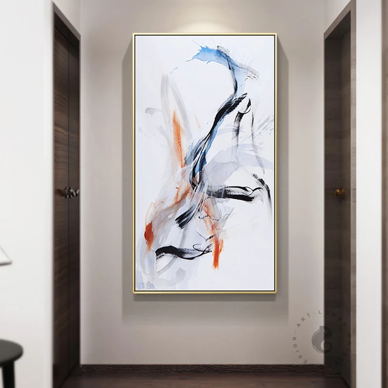 HD Современный всплеск холст живопись китайский стиль плакаты и принты большой размер стены искусства для гостиной дома Куадрос Decoracion