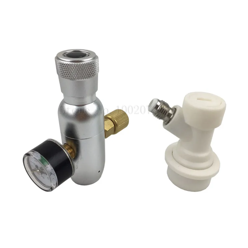 

Regulator CO2 Charger Kit Premium Regulated with Gas Disconnect for Home Brew Draft Beer Kegerator Soda