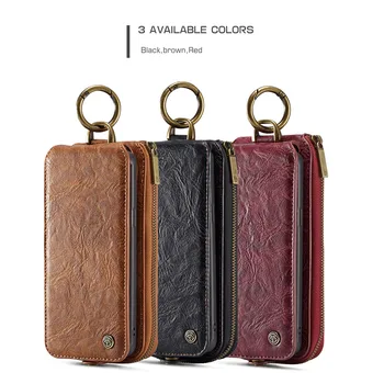 

CaseMe Coarse Crack Detachable Wallet Case Cover For Samsung Galaxy S9/S9 Plus