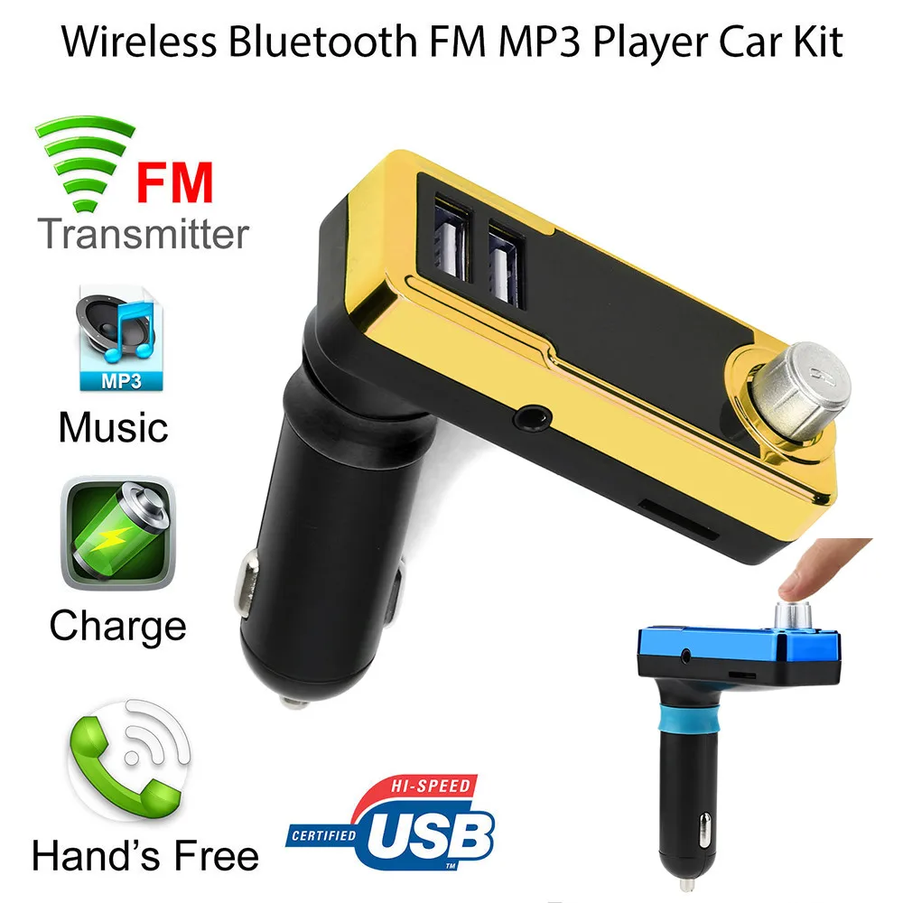 willtoo Dual USB charging Port Wireless Hands Free USB