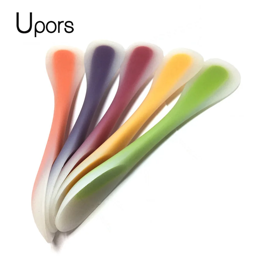  Upors 2 in 1 Silicone Cake Spatula Food Grade Butter Cream Spatula Pastry Scraper Bakeware Cooking 