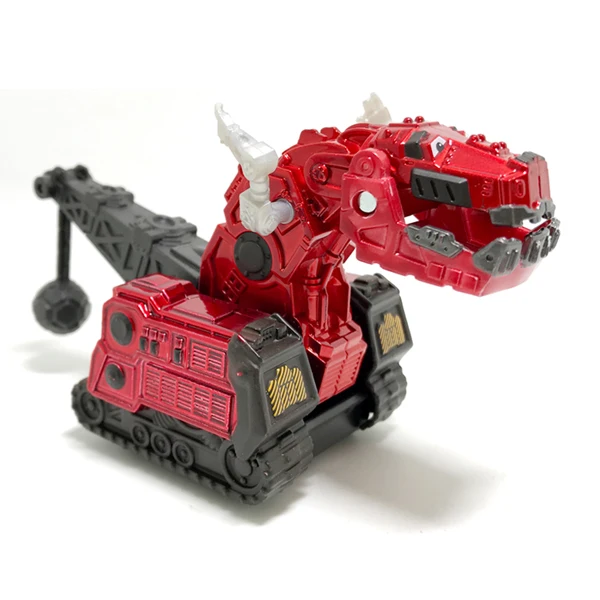 K1 Dinotrux грузовик-динозавр съемный динозавр игрушечный автомобиль мини модели новые детские подарки игрушки динозавр модели мини детские игрушки - Цвет: 6 Metal red