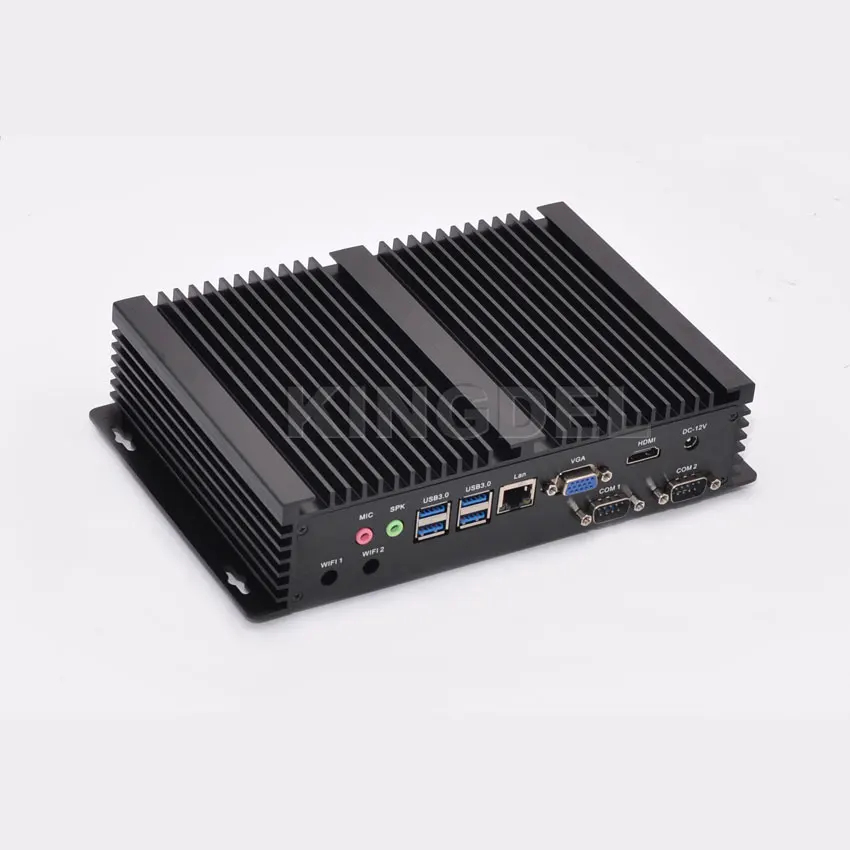 Мини-ПК без вентилятора процессор Windows i3 5005U 8 ГБ ОЗУ mSATA 3 0 SSD 2 * RS232 COM-порта