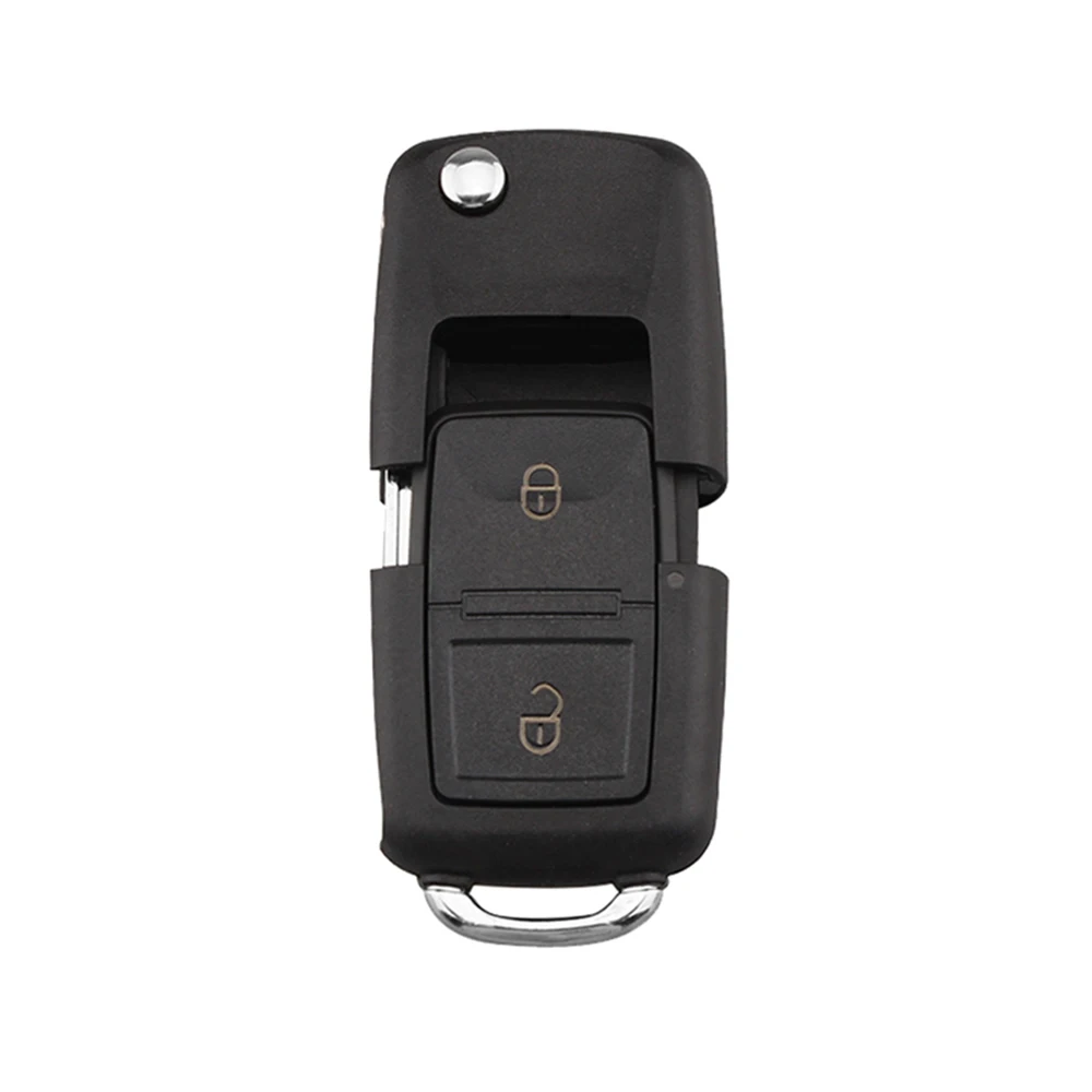 

2 Buttons Car Flip Remote Key Fob Case 434MHz ID48 Chip For V W / V o l k s w a g e n Bora Polo Golf MK4 1J0 959 753 CT