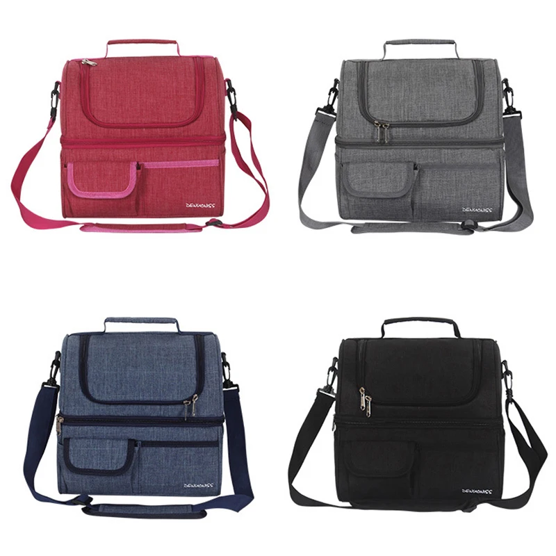 Portable Lunch Picnic Bag Beer Bags Drink Food Cooler Box Ourdoor Camping Equipment Women Men Kids Beach Fridge Thermal Basket (5)