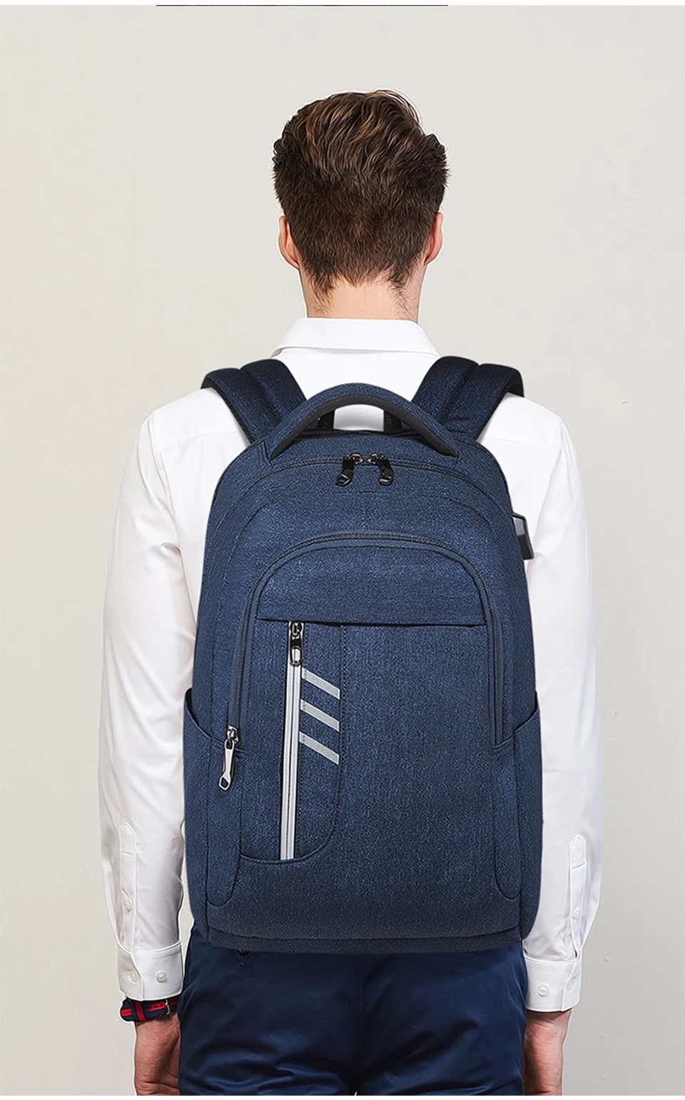 Men Backpack Male Laptop 17'' 15.6 Backpacks Waterproof Women Bag Pack Student Notebook Backpacking USB Charging Female Mochila (27)