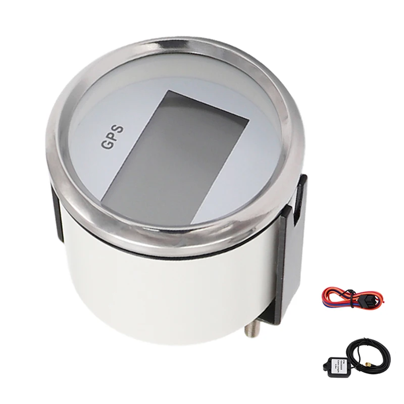 52mm Universal LCD Digital GPS Speedometer Odometer For Car Motorcycle