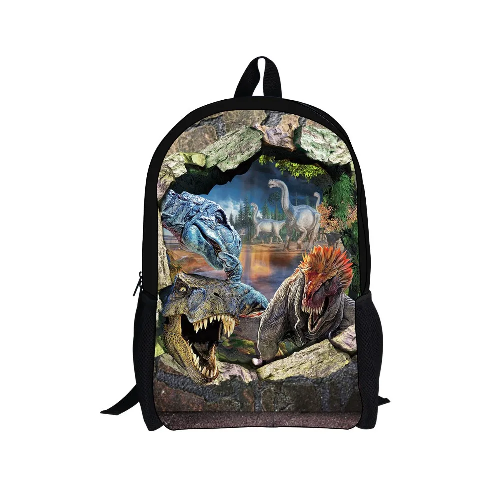 Модные детские школьные сумки с изображением динозавра; маленький рюкзак с объемным изображением животных; школьные сумки для мальчиков; детская сумка; рюкзак для детей; infantil