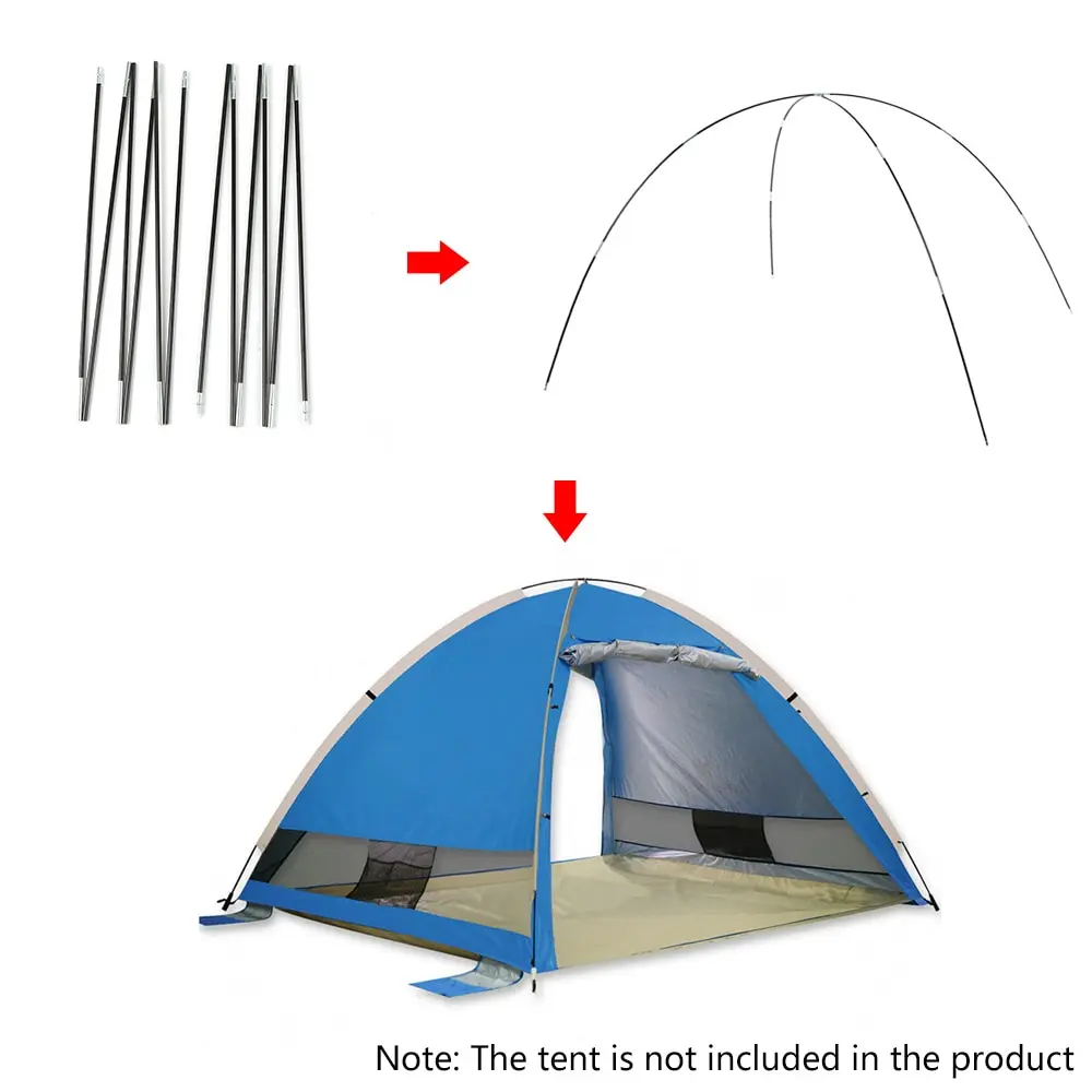 Инструменты для улицы, аксессуары для палаток 3,26 м, стержень для палатки из стекловолокна, сменный комплект для палатки, солнцезащитный тент для кемпинга, походов, аксессуары для палаток