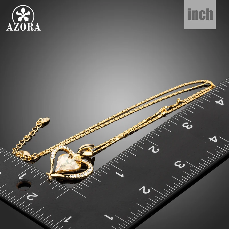 Цепочка с подвеской в виде сердца золотистого цвета|heart pendant necklace|necklace apendant necklace |