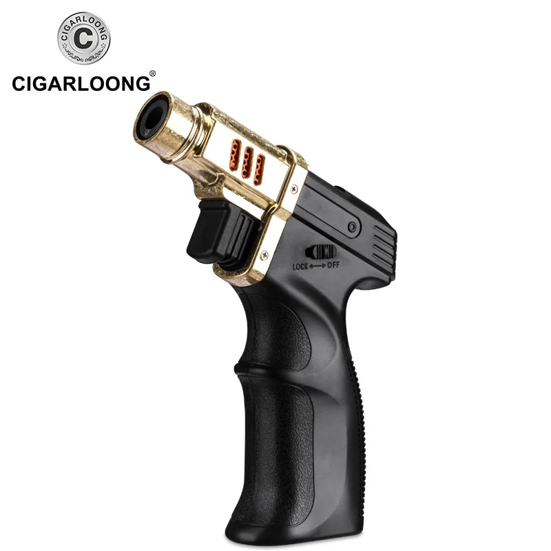 

free ship cigarette lighter windproof cigar torch lighter CLB-0907