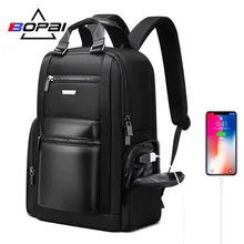 BOPAI, новинка, мужская сумка, многофункциональный бизнес рюкзак для путешествий, мужской, 90 градусов, свободный, открытый, 15,6 дюймов, рюкзак для компьютера, ноутбука
