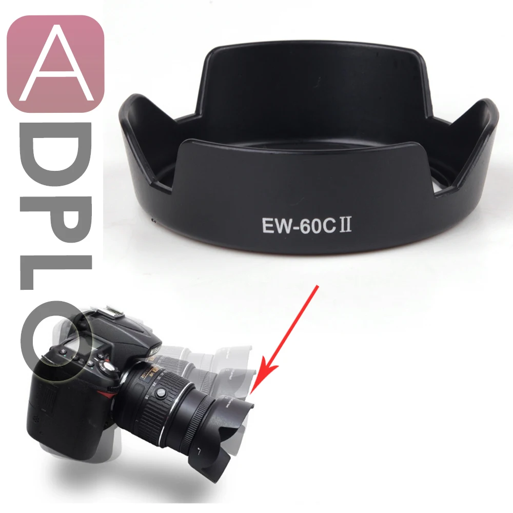 

EW-60C II Bayonet Mount Lens Hood Work For /Canon EF 28-80mm F3.5-5.6 V USM Lens 550D 600D 650D 500D 18-55mm