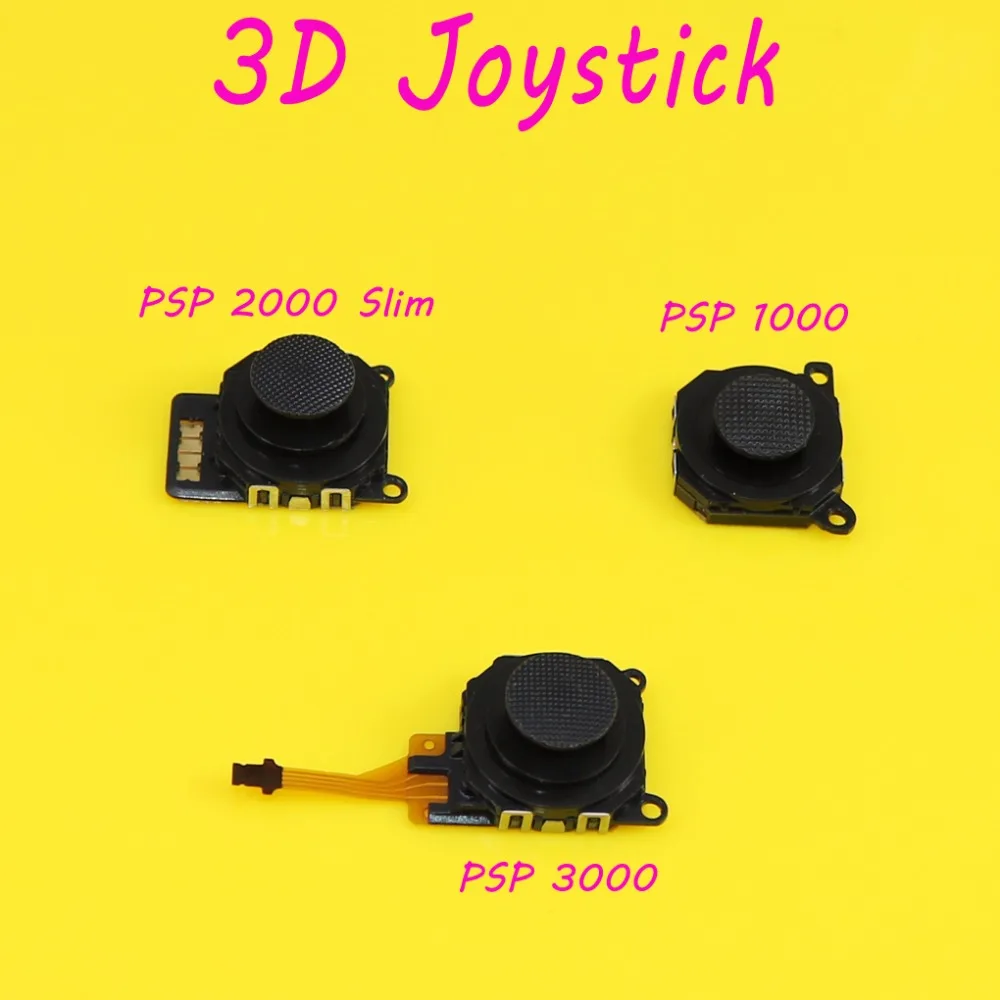 

for psp 1000 slim 3D Analog Joystick thumb Stick grips Cap Button Module Control Repair Part for Sony PlayStation PSP 2000 3000