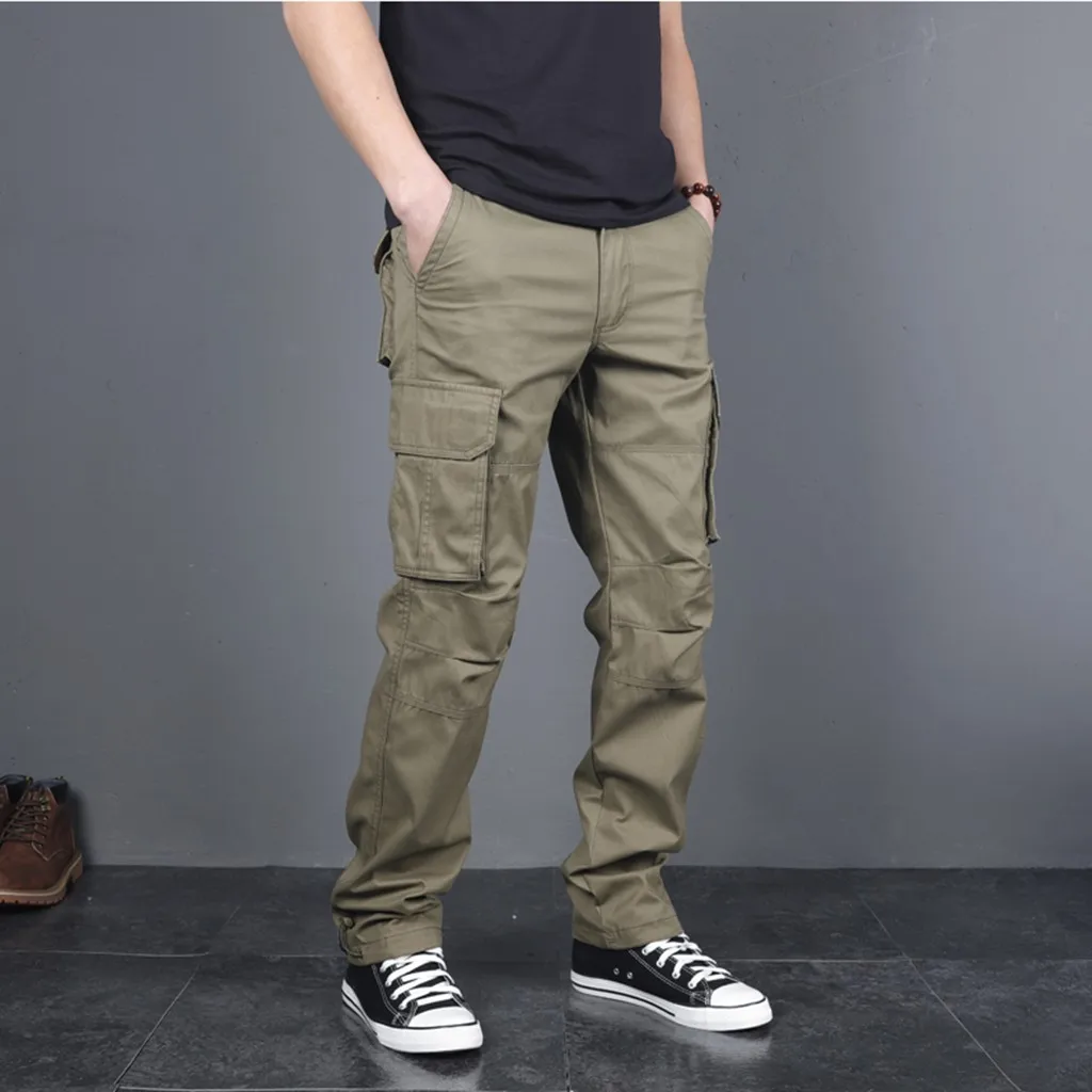 

Men's Summer New Style Outdoor Multi-Pocket Overalls Pants Dutdoor Fast-Drying Breathable Trousers Sports pantalones hombre W710