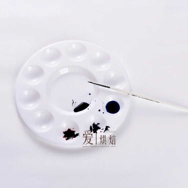 

17cm Brushes Palette Painting Palette Baking Tools Palette Plastic Circle Watercolor Color Box Baking & Pastry Tools Bakeware