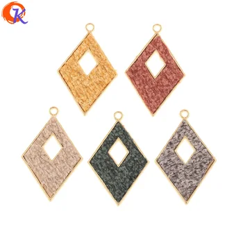 

Cordial Design 50Pcs 25*38MM Jewelry Accessories/Charms/Hand Made/Rhombus Shape/Earrings Connectors/Jewelry Findings Component