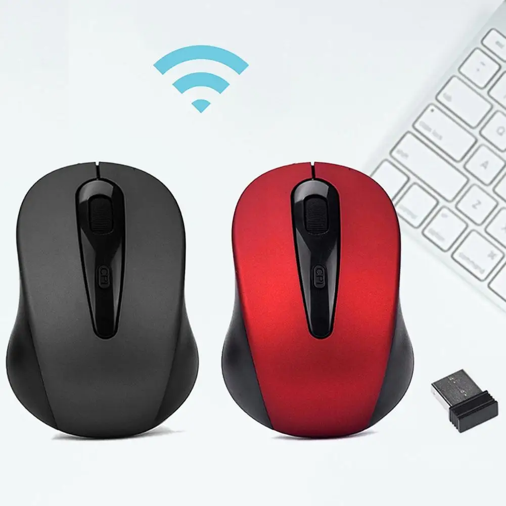 Hot Sale 1600 DPI USB Optical Wireless Computer Mouse 2.4G Receiver