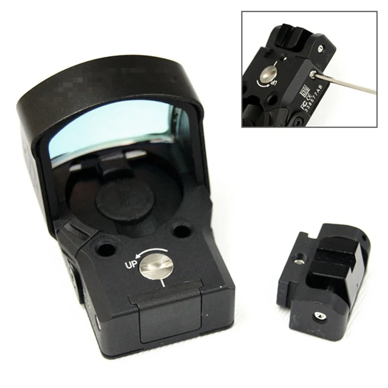 Tático Airsoft Óptico Reflexo Red Dot Sight Scope qd Montar Caça Pistola Rifle Glock 1911 Cqc dp Pro 12 High Quality Esporte e Lazer